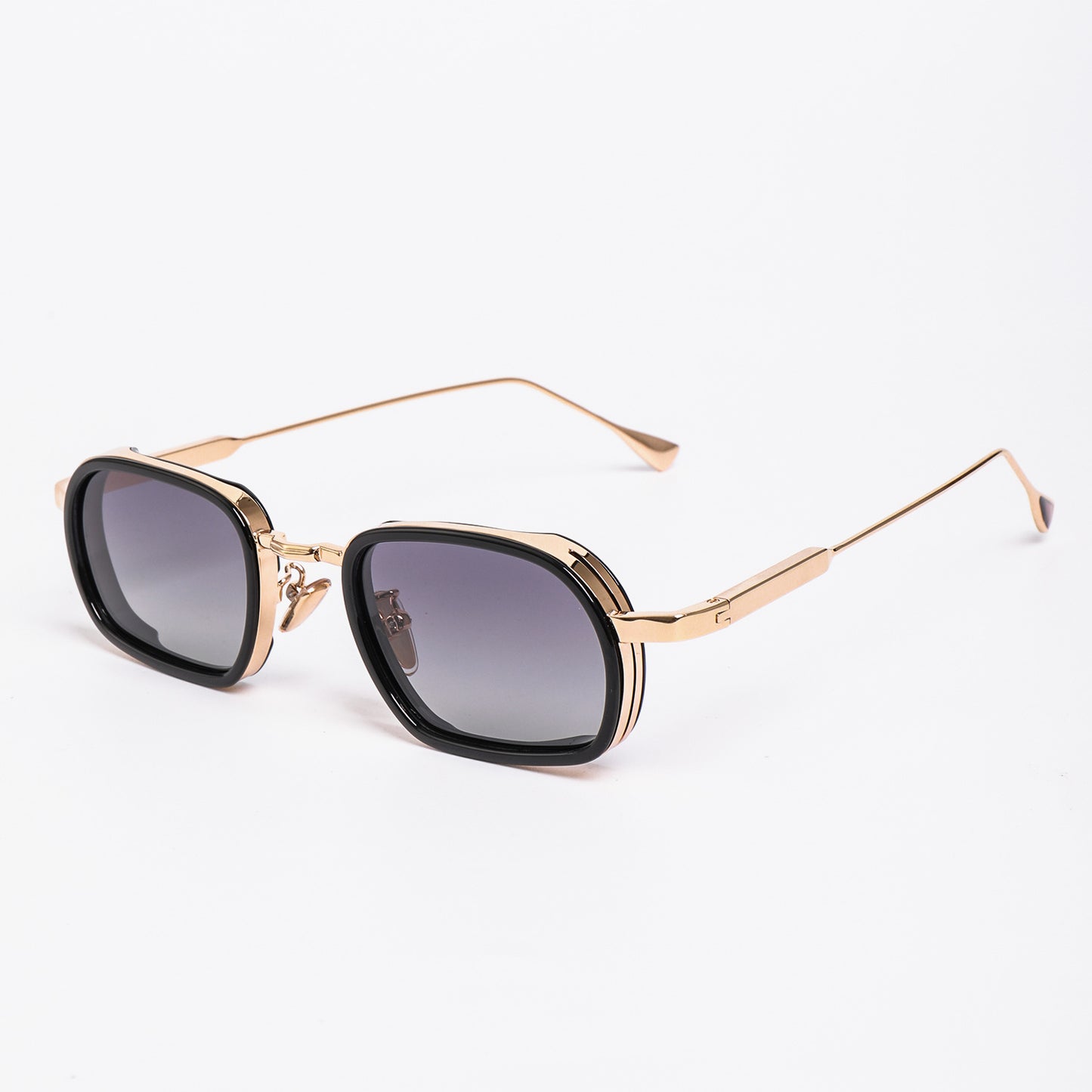 Damen modische Sonnenbrille mit robustem Metallrahmen und trendigen Gläsern Karnz