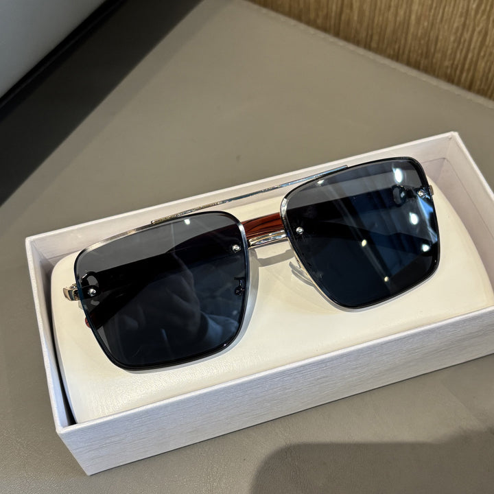 Oversized quadratische Rahmen-Sonnenbrille Karnz