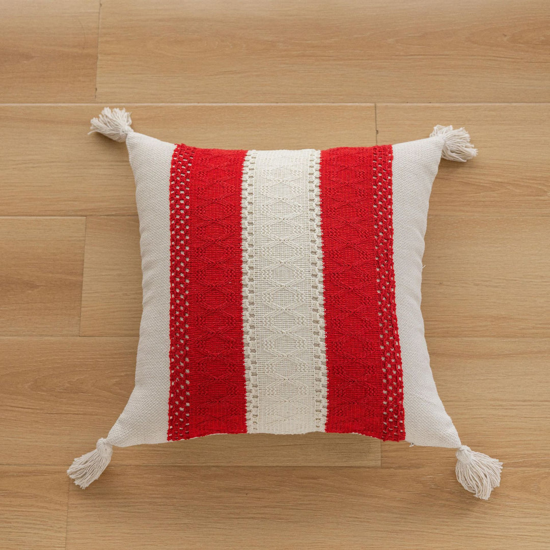 Strukturierte Bohemian Dekokissen
