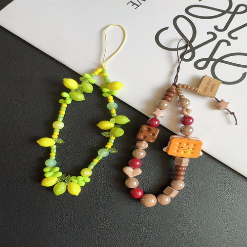 Farbige Charm Perlen Halskette Karnz