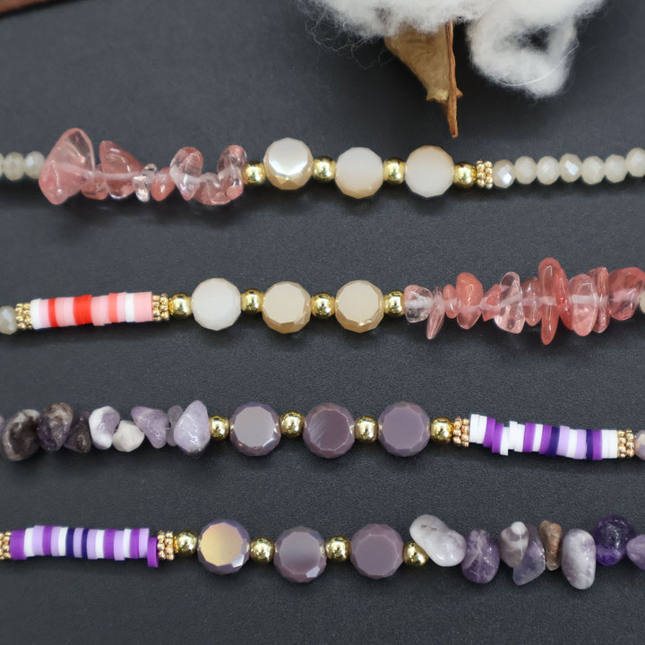 Bohemian Perlen Brillen Kette Karnz