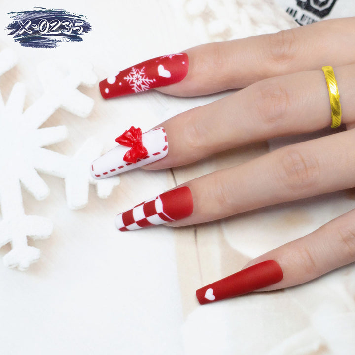 Festliches Winter-Themen Nagelkunstset