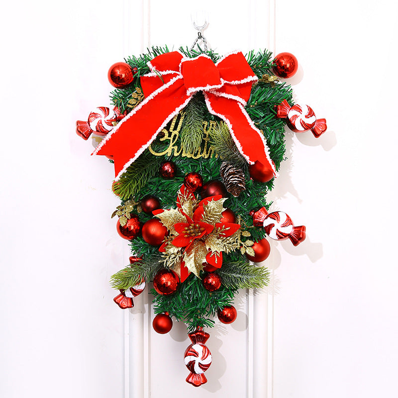 Festliche Weihnachtskranz Dekoration Karnz