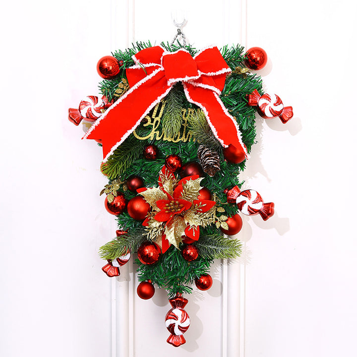 Festliche Weihnachtskranz Dekoration Karnz