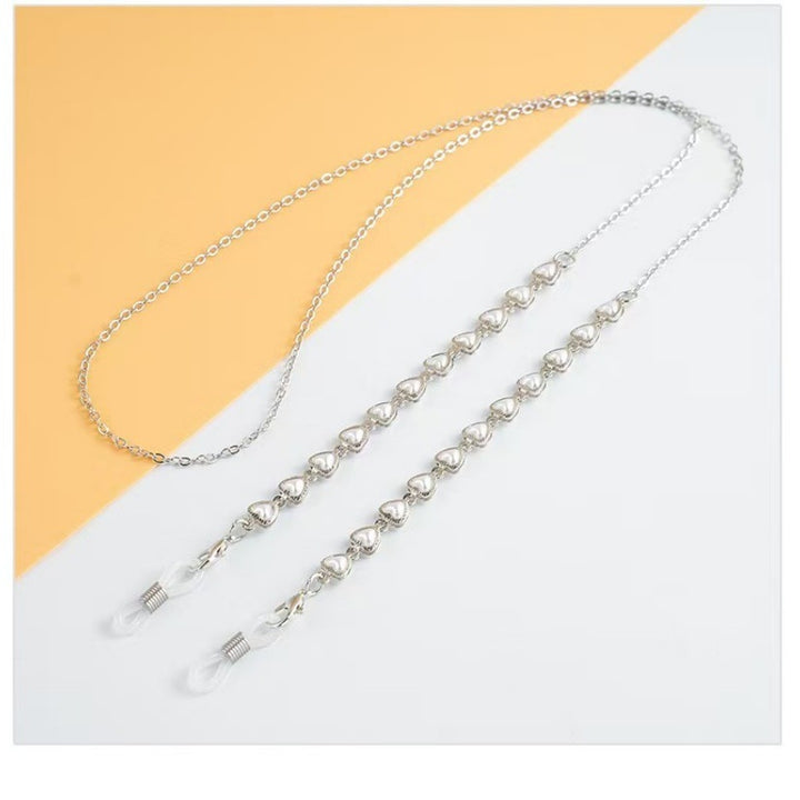 Elegante Perlen Brille Kette Karnz