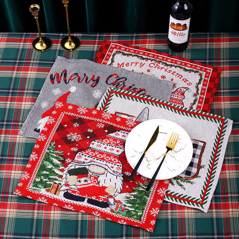 Festliche Tischdecke mit Weihnachtsmuster Karnz