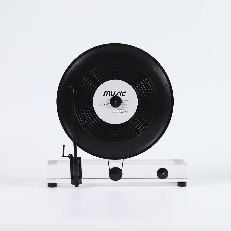 Vintage dekorative Grammophon Skulptur