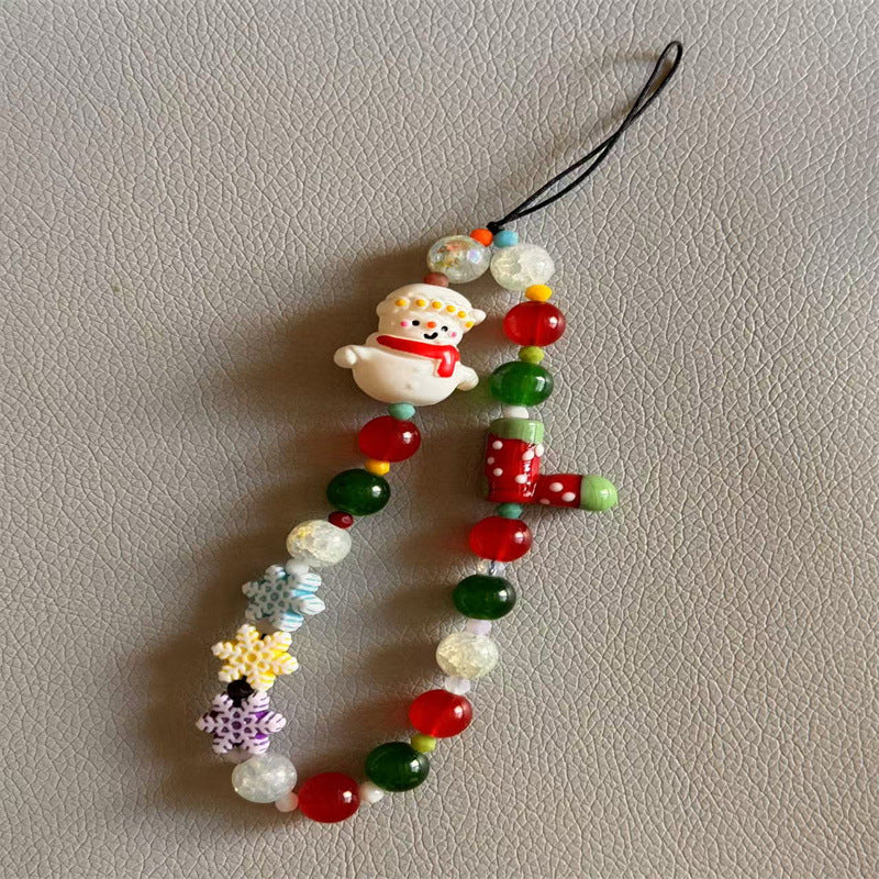 Festlicher Charme Perlen Handy-Lanyard Karnz