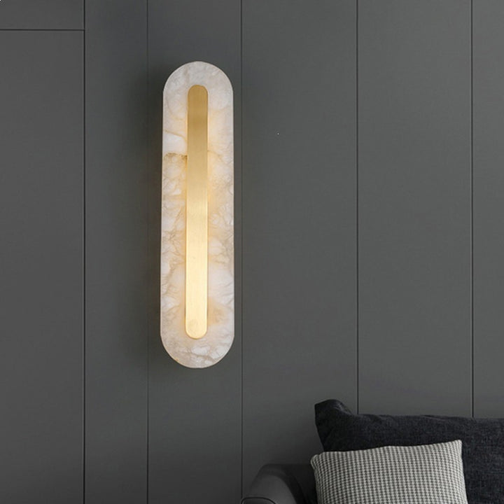 Moderne Alabaster Wandleuchte