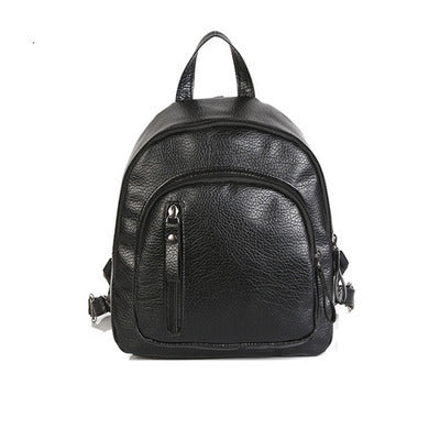 Strukturierter Leder Mini-Rucksack Karnz