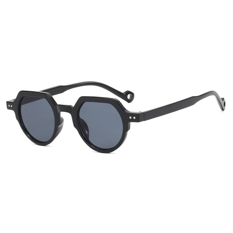 Damen geometrische Sonnenbrille mit schützendem UV-Filter und robustem Rahmen Karnz