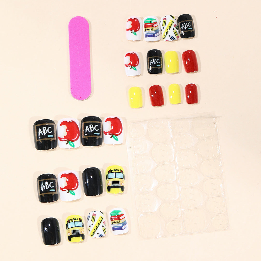 Schul-Themen-Nagelkunst-Set Karnz
