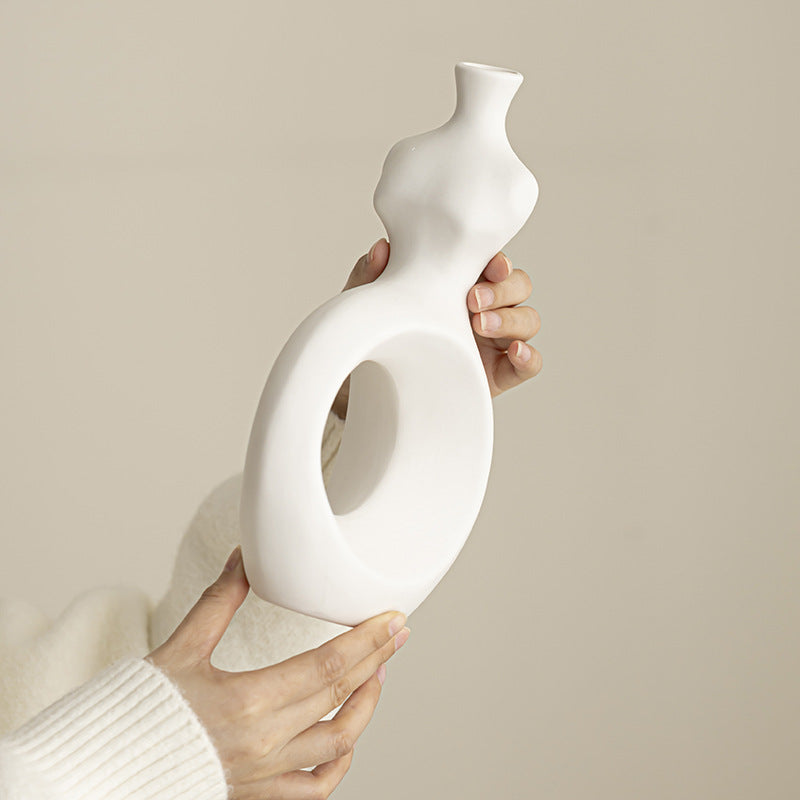 Künstlerische abstrakte Vase