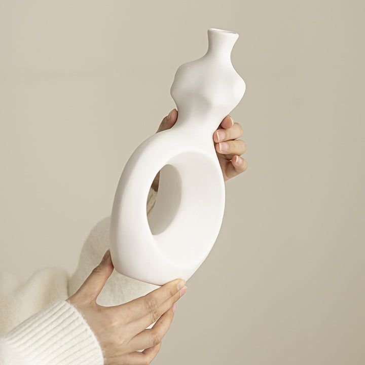 Künstlerische abstrakte Vase