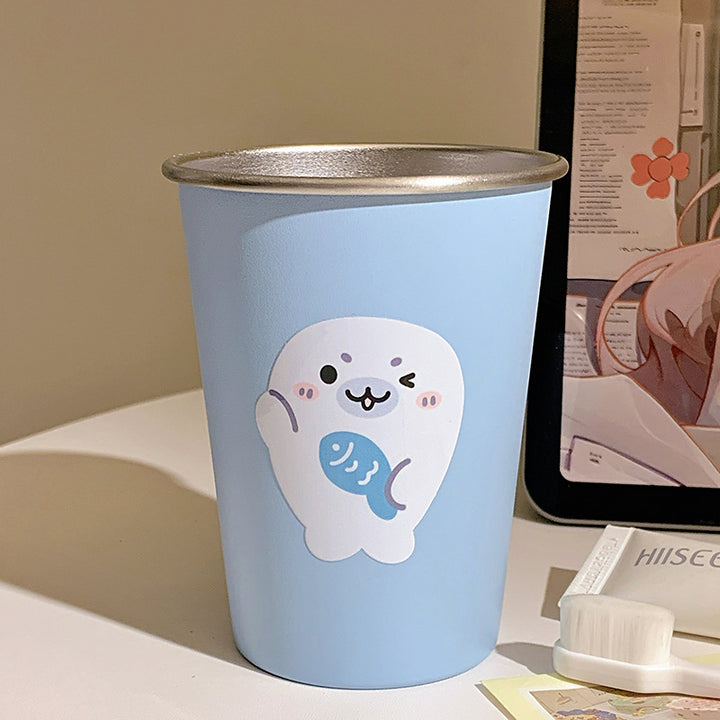 Keramiktasse mit Fröhlichem Tiermotiv Karnz