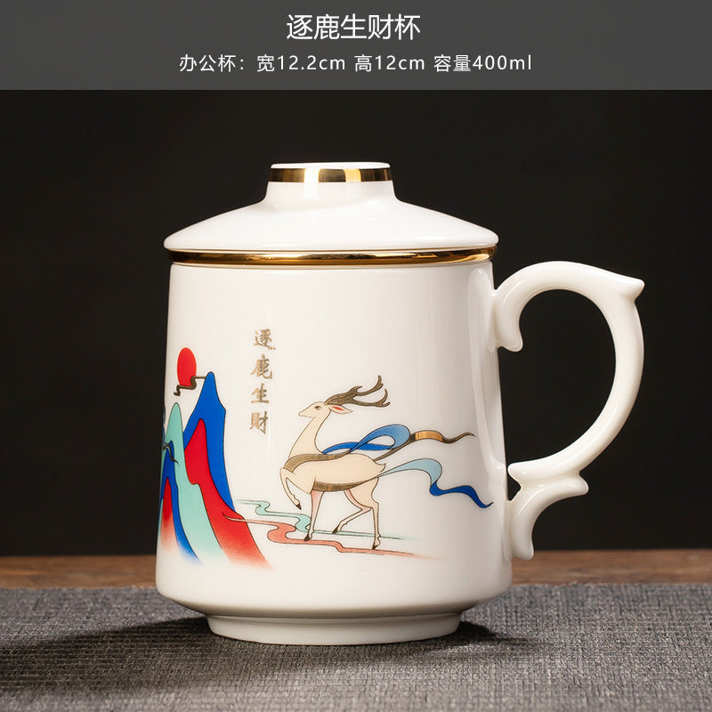 Künstlerische dekorative Teetasse