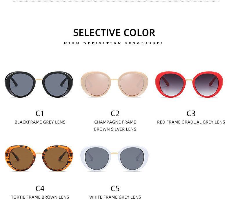 Damen Vintage Sonnenbrille im eleganten Schilddesign Karnz