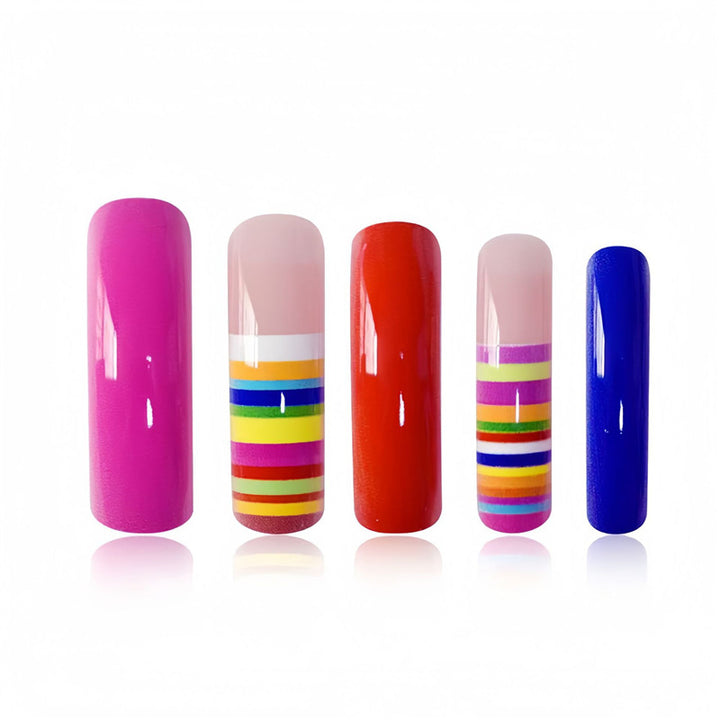 Vibrantes Design Nagelkunst Set Karnz