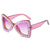 Damen Glamouröse Sonnenbrille mit Kristallverzierung Karnz