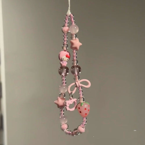 Verspielt Charme Perlen Brillenhalter Karnz