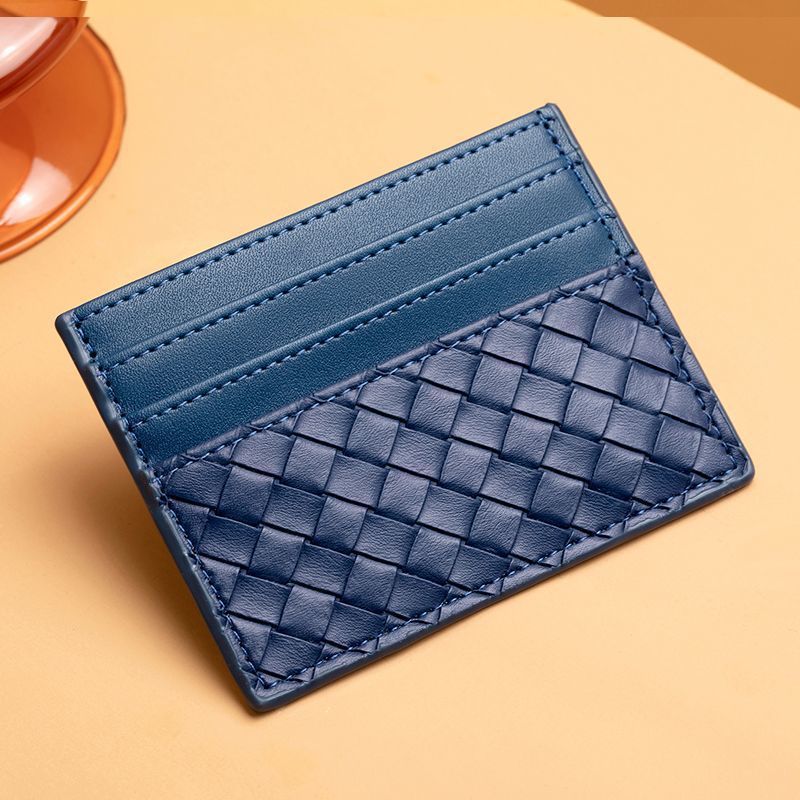 Premium Gewebte Leder-Kartenhalter Karnz