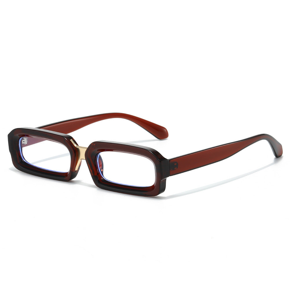 Schlanke rechteckige Rahmen-Sonnenbrille Karnz