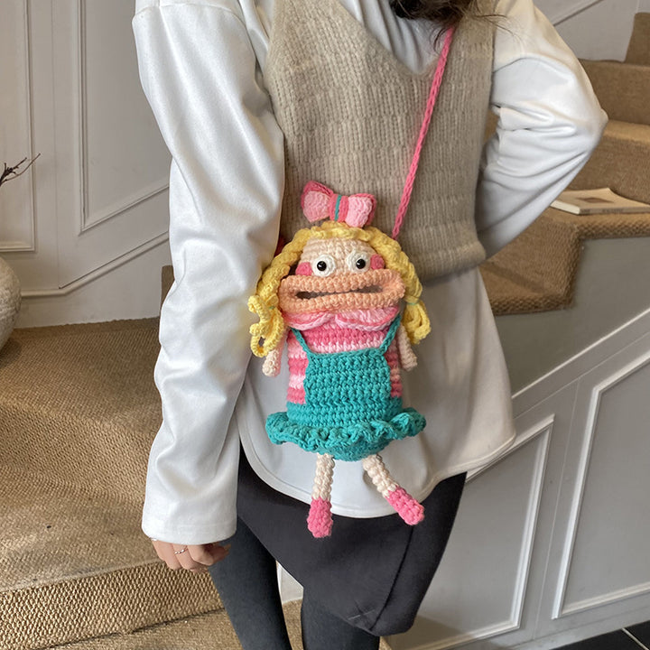Häkel Charakter Mini Rucksack