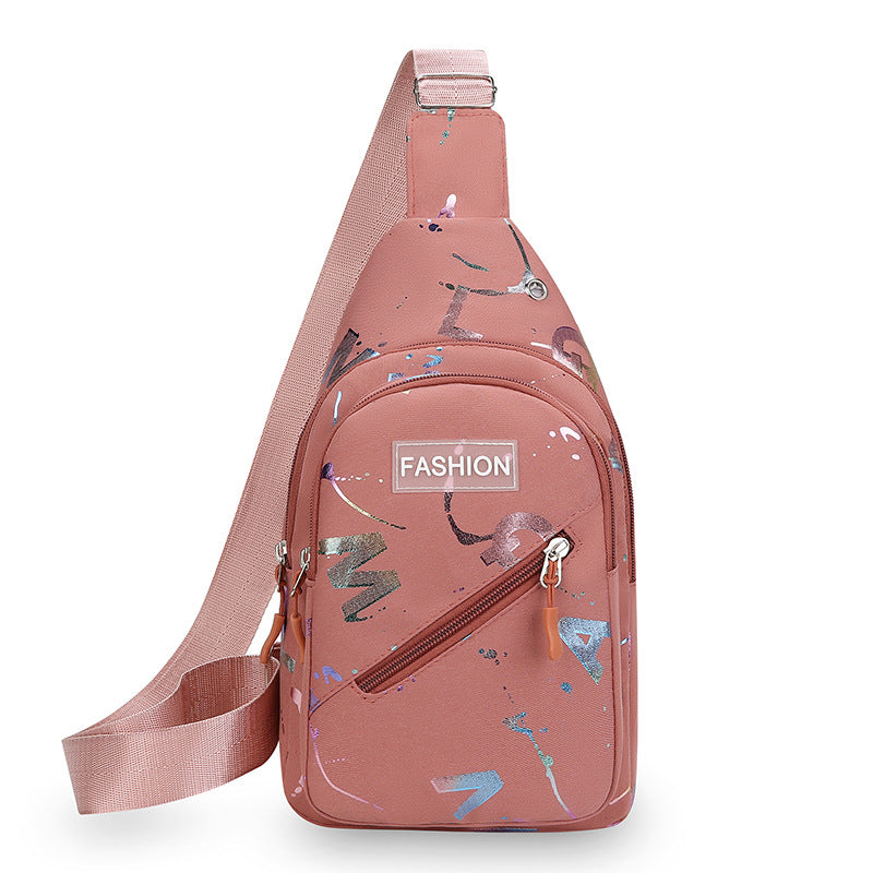 Künstlerische Sling-Tasche Karnz