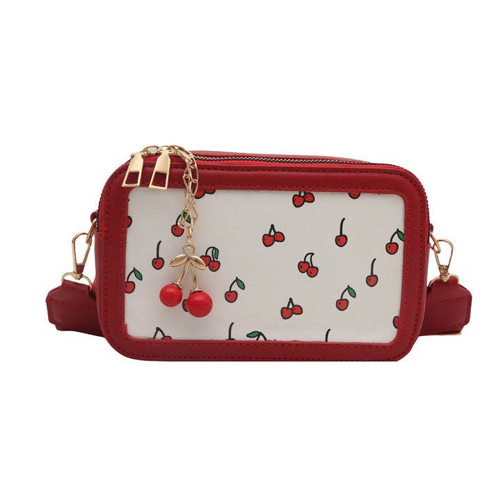 Fun Kirschenmotiv Umhängetasche Karnz
