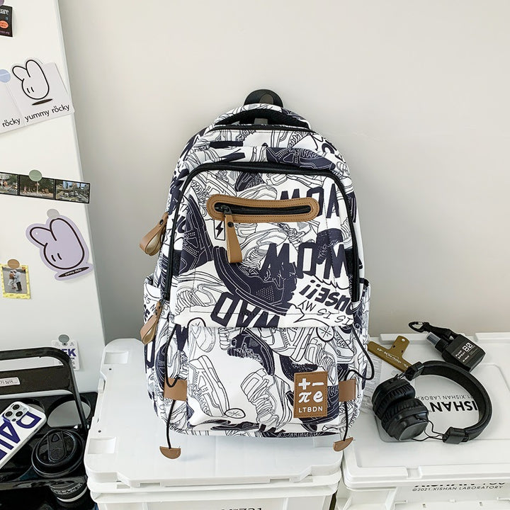 Modischer Gemusterter Rucksack Karnz