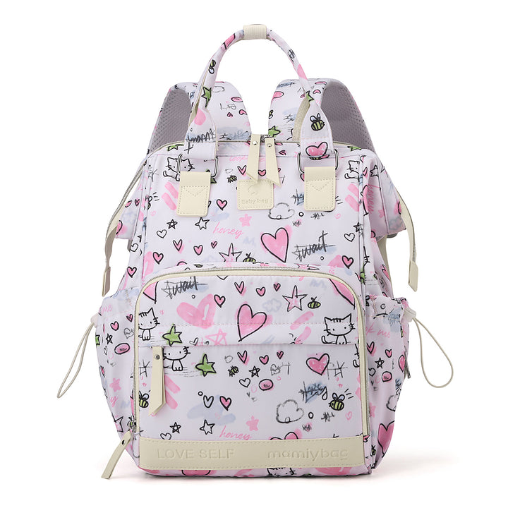 Vielseitiger Floral-Rucksack Karnz
