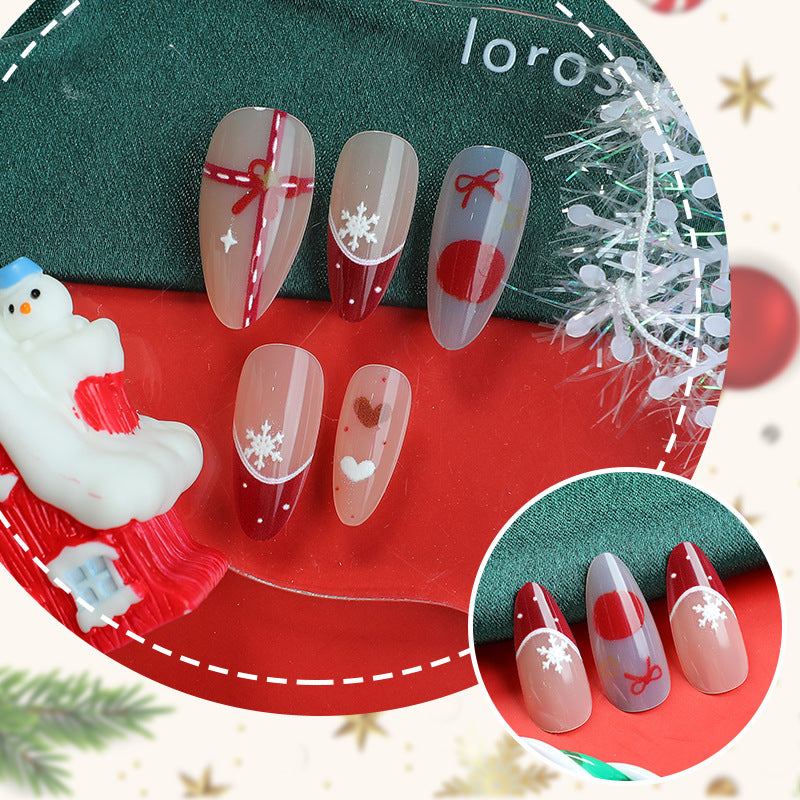 Festliches, urlaubsorientiertes Press-On-Nail-Art-Set 1790738334