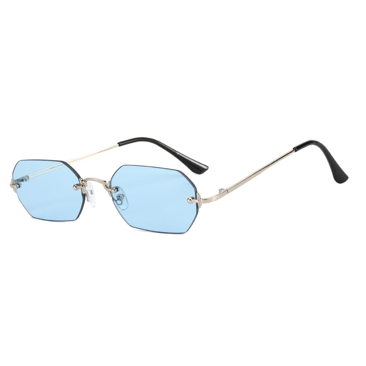 Damen modische Sonnenbrille mit innovativem hexagonalen Design und UV-Schutz Karnz