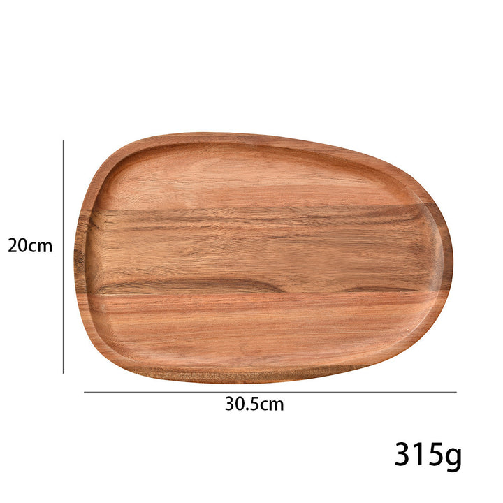 Elegante Holzservierplatte mit Ergonomischem Design Karnz