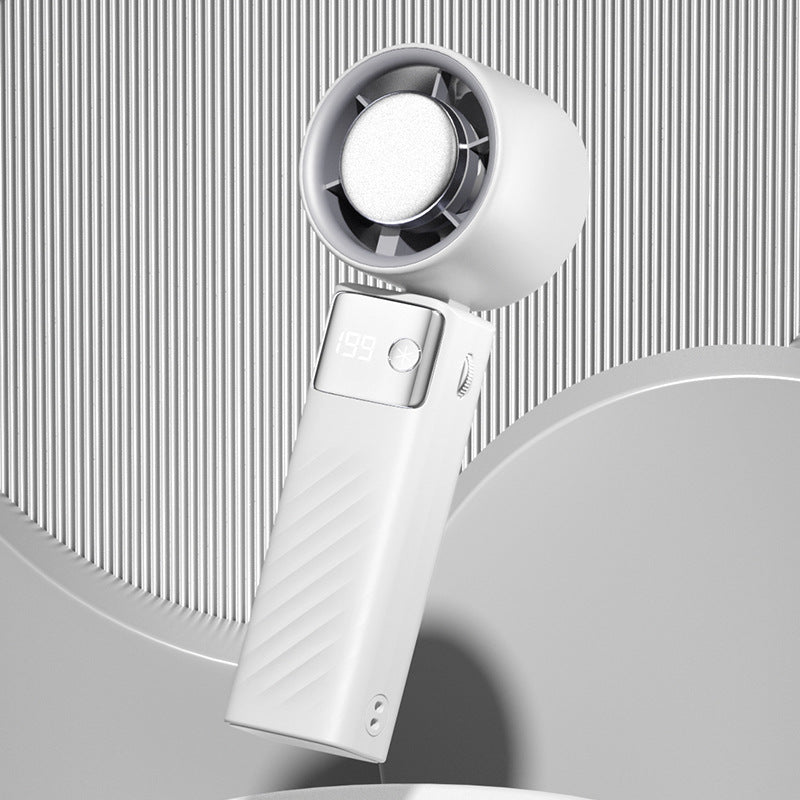 Damen Tragbarer Handventilator mit digitaler Anzeige Karnz