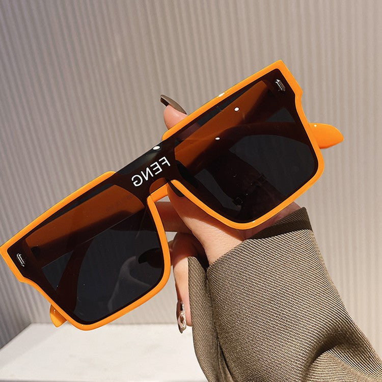 Damen modische quadratische Sonnenbrille mit robustem Rahmen und hohem Tragekomfort Karnz