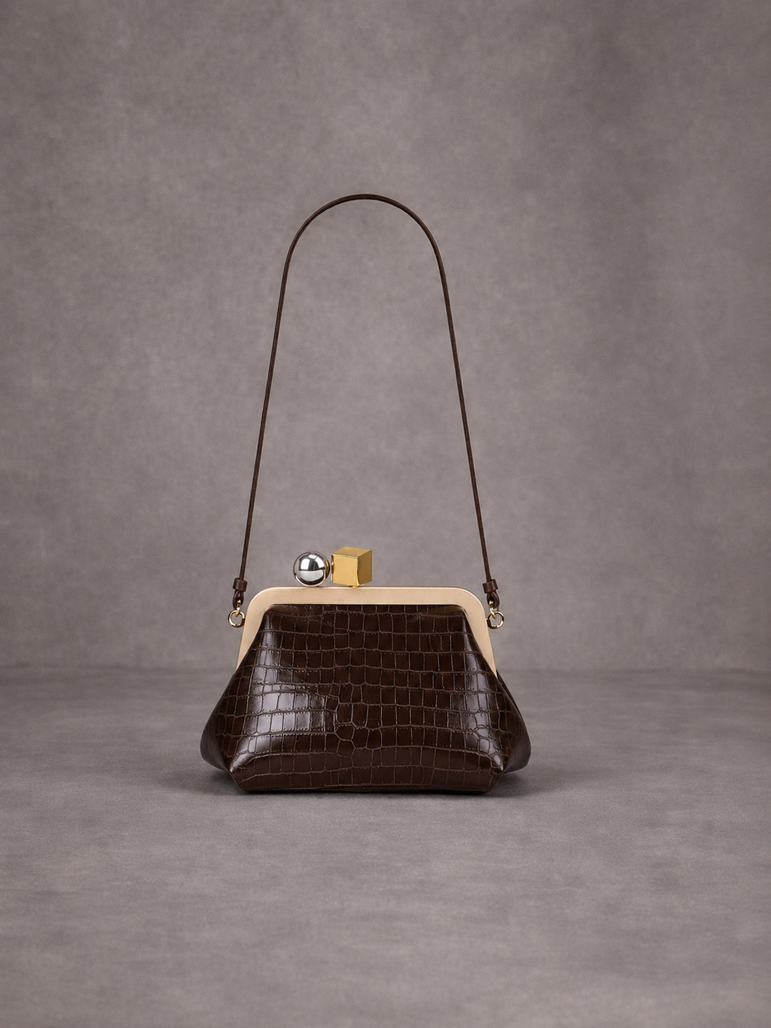 Elegante Krokodil-Effekt Handtasche