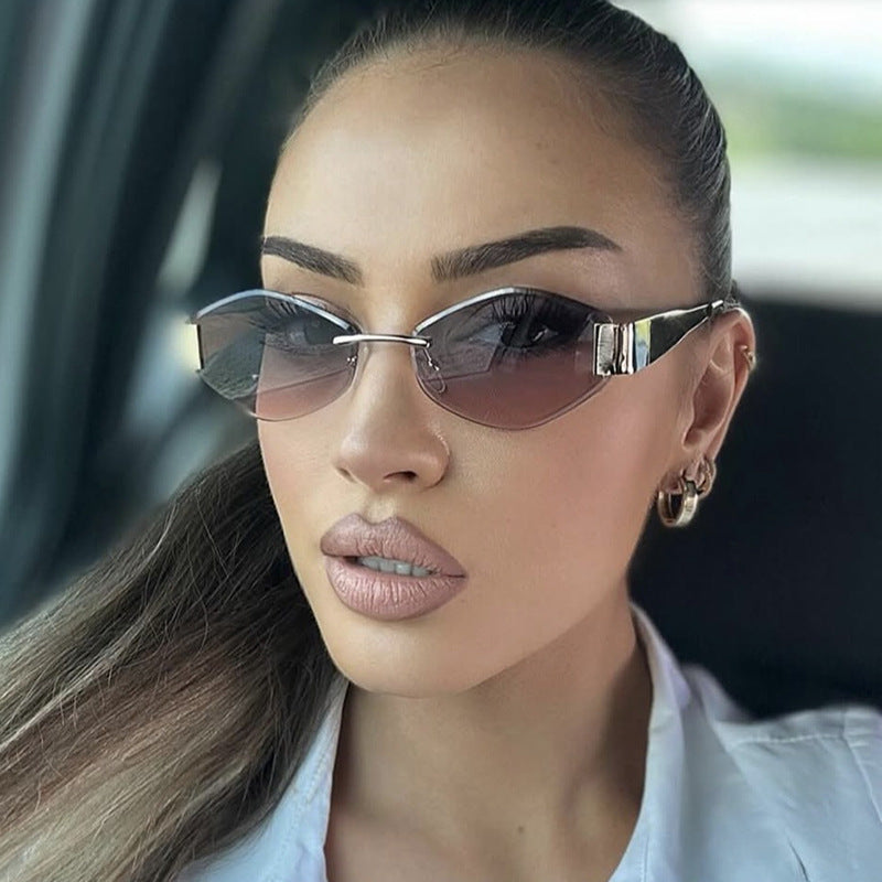 Damen modische Sonnenbrille mit elegantem achteckigen Rahmen und UV-Schutz Karnz