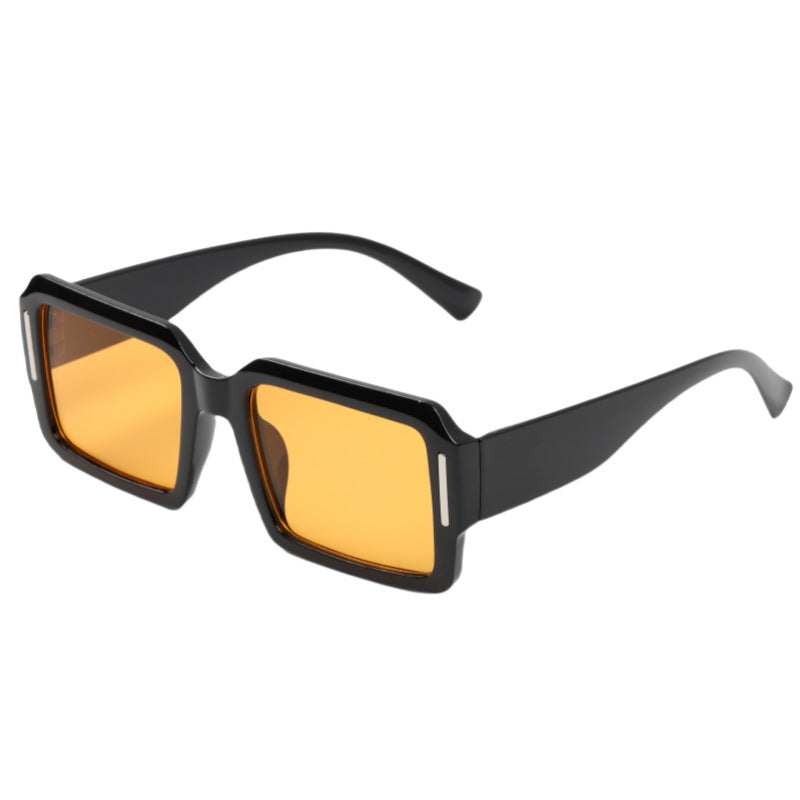 Damen modische quadratische Sonnenbrille im minimalistischen Design Karnz