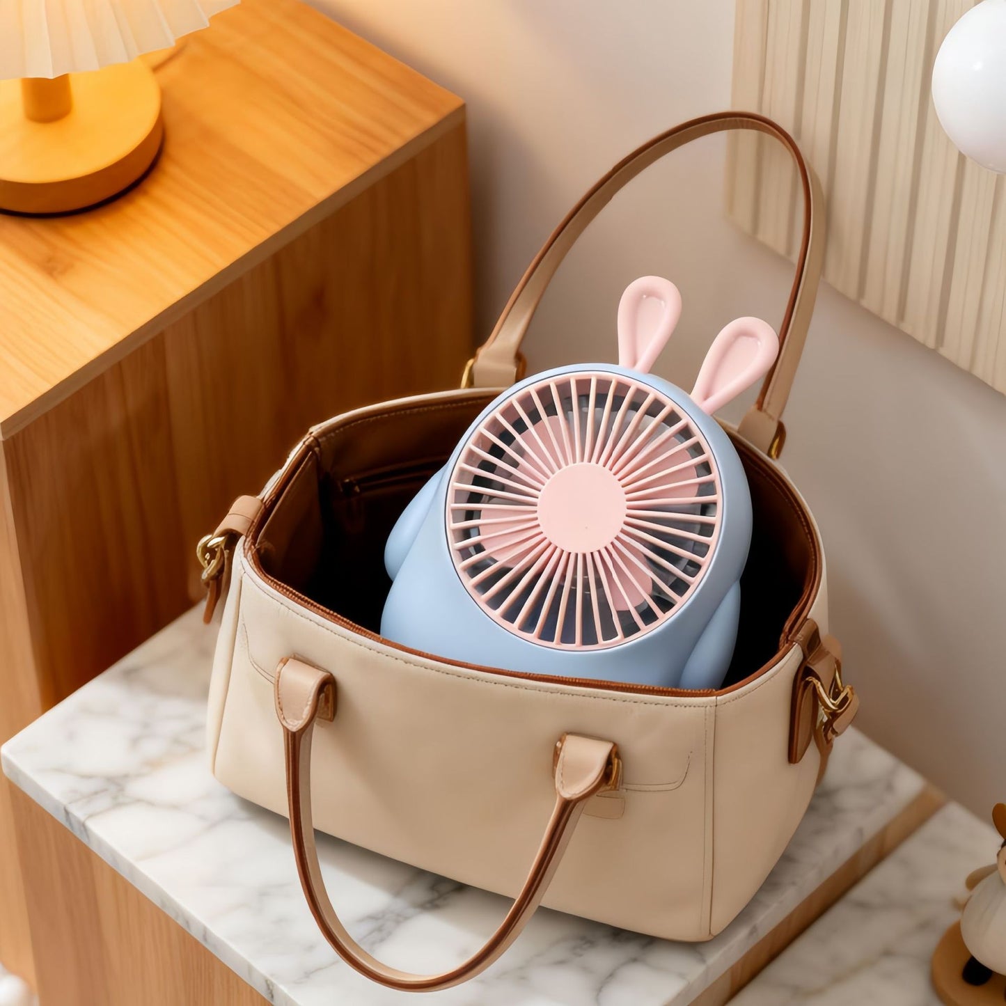 Damen Handventilator mit niedlichem Tierdesign Karnz