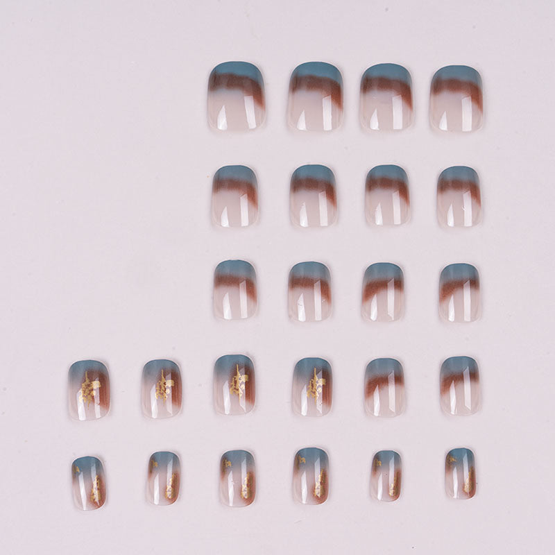 Elegante Ombre Press-On Nägel