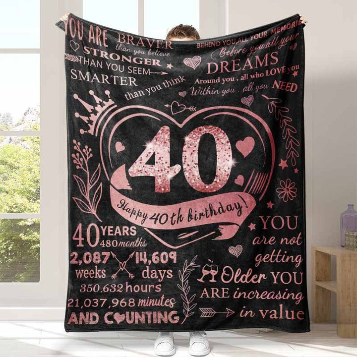 Inspirierende Fleece-Geburtsdecke