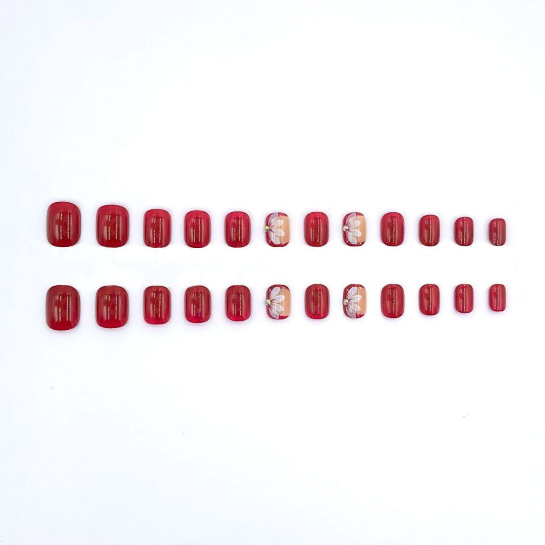 Künstlerisches Floral Akzent Nail Art Set