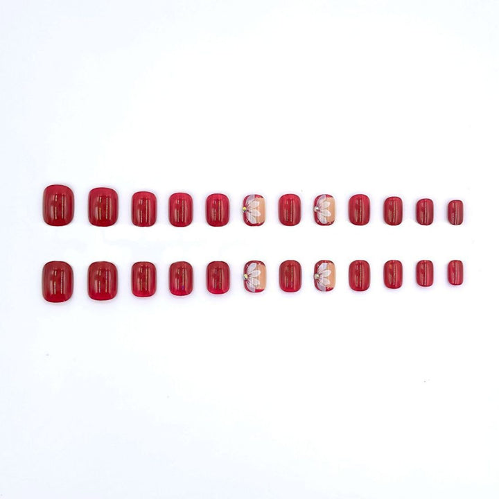Künstlerisches Floral Akzent Nail Art Set