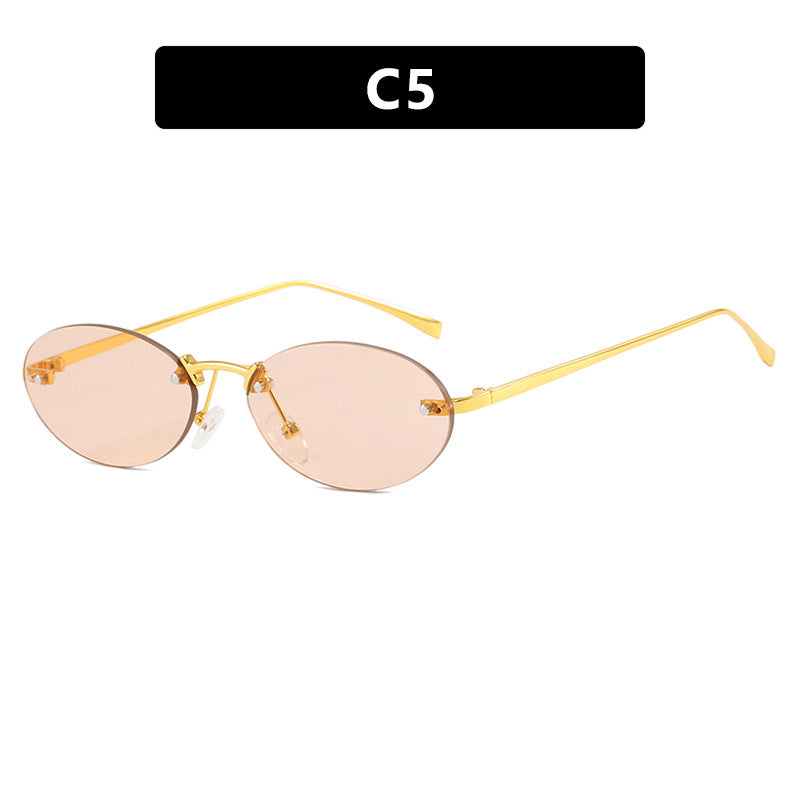 Damen modische Sonnenbrille im eleganten Retro-Design Karnz