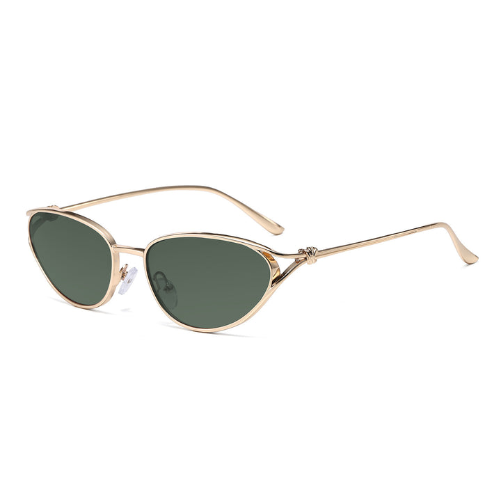 Cat-Eye Sonnenbrille mit eleganten metallischen Akzenten Karnz