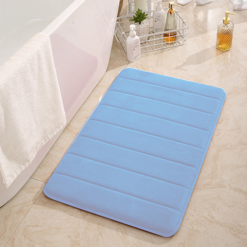 Plüsch Komfort Badezimmer Teppich