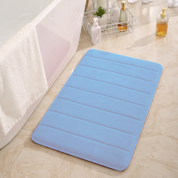 Plüsch Komfort Badezimmer Teppich