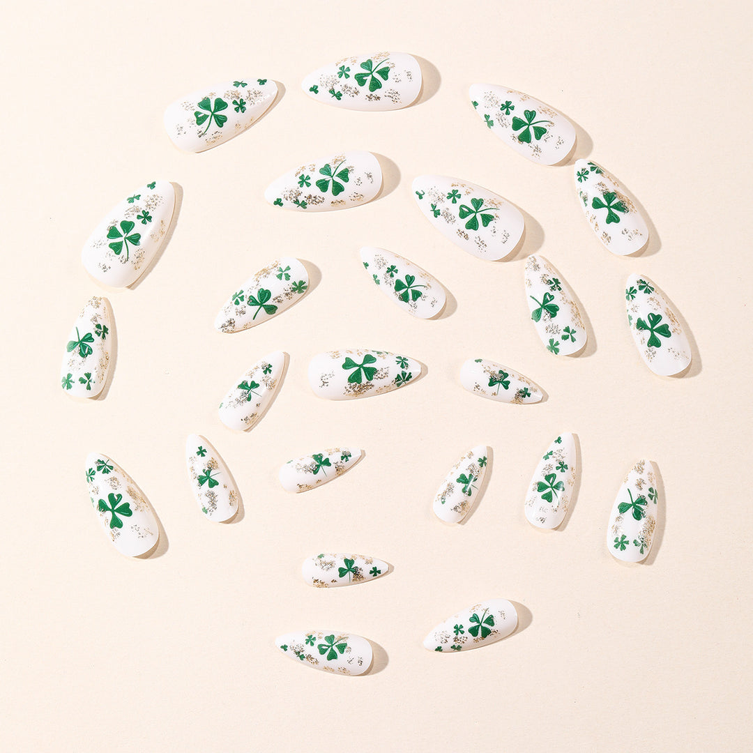 3D Shamrock Klee Nail Art Extensions Karnz