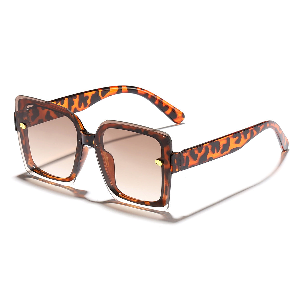 Damen modische Sonnenbrille mit quadratischem Design und hochwertigem Rahmen Karnz